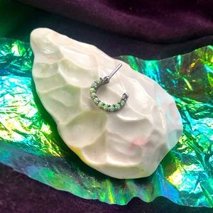 Opal septum clicker jewellery - 14 g surgical steel, real opal✨